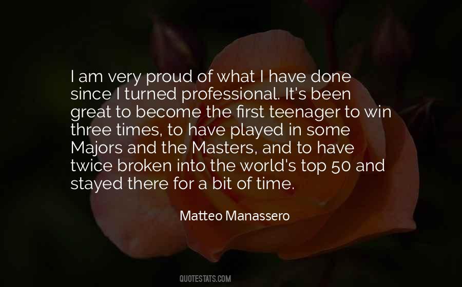 Matteo Manassero Quotes #1415518