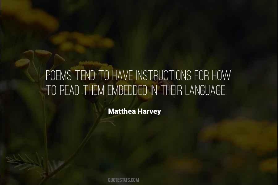 Matthea Harvey Quotes #1018704