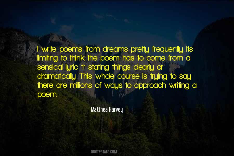 Matthea Harvey Quotes #953221