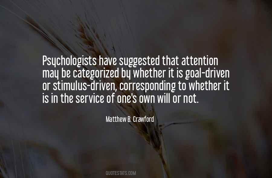 Matthew B. Crawford Quotes #931578