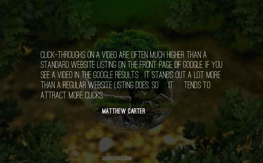 Matthew Carter Quotes #1730235