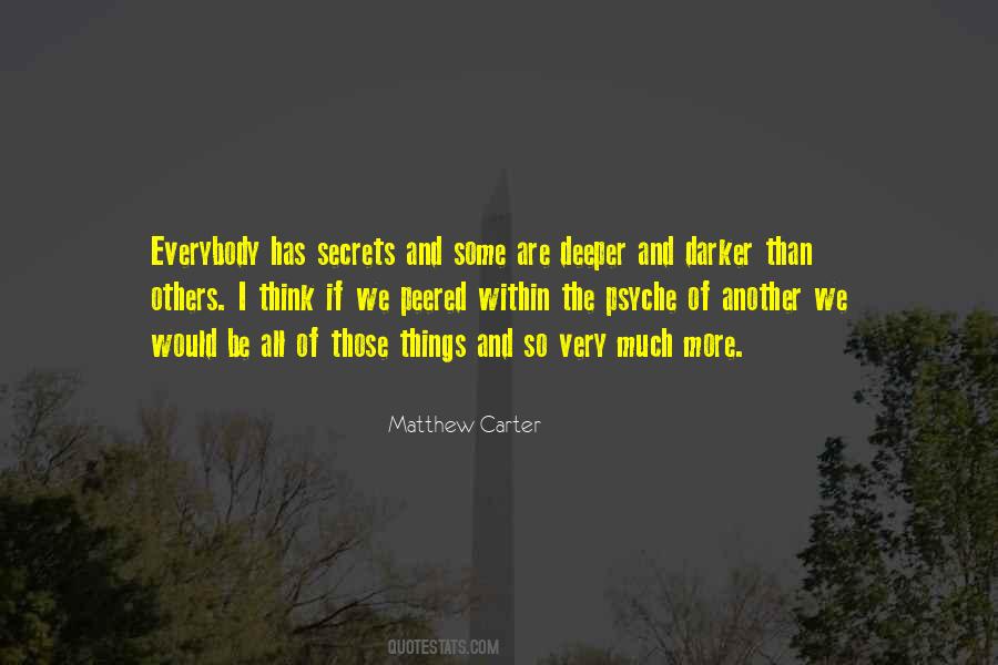 Matthew Carter Quotes #504580