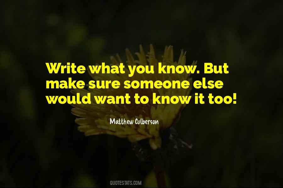 Matthew Culberson Quotes #223285 Matthew Culberson Quotes #223285