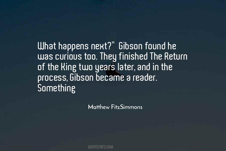 Matthew FitzSimmons Quotes #377103