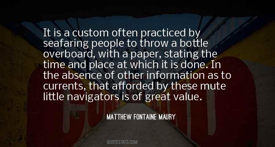 Matthew Fontaine Maury Quotes #1010588