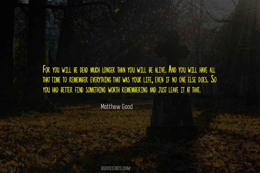 Matthew Good Quotes #632081