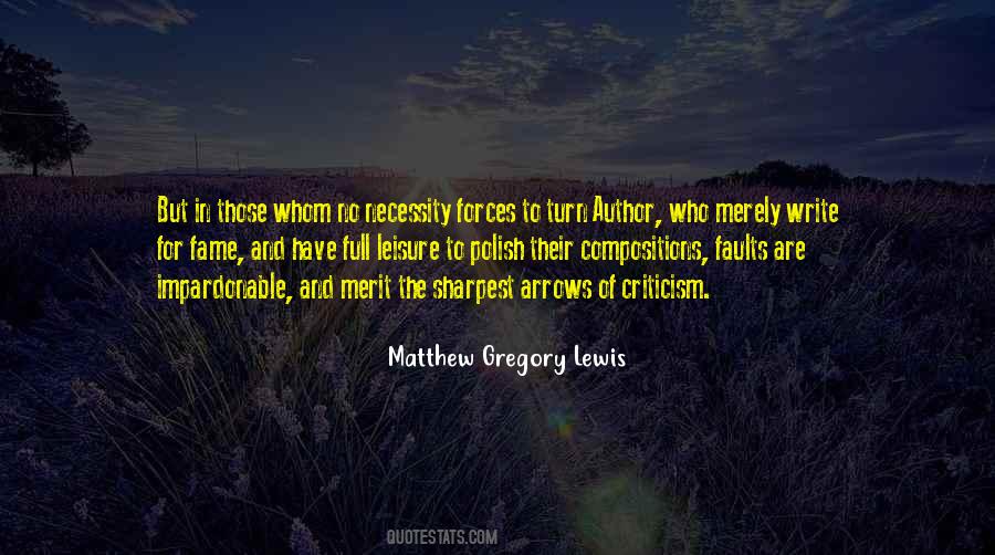 Matthew Gregory Lewis Quotes #862895