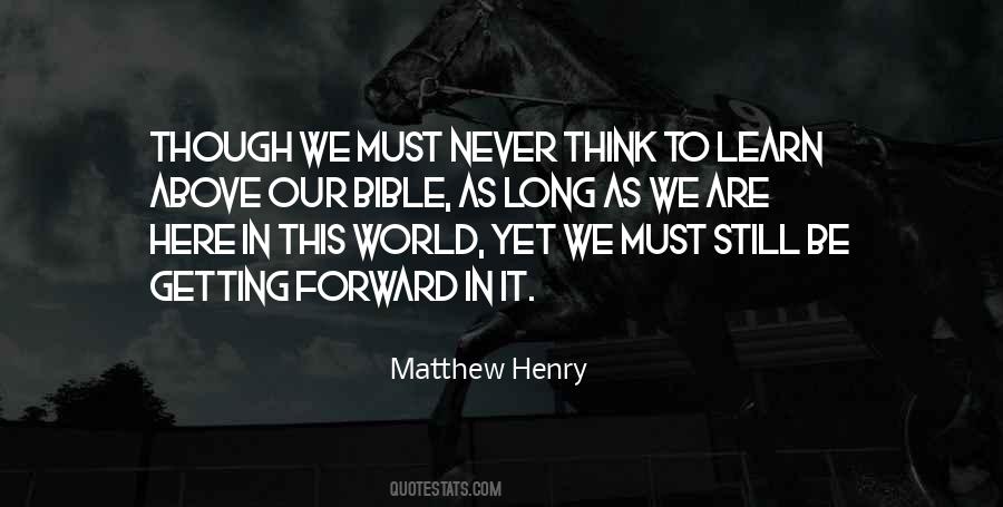 Matthew Henry Quotes #198133