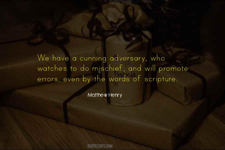 Matthew Henry Quotes #211760