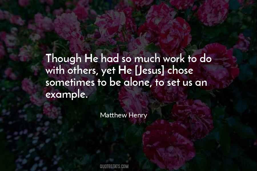 Matthew Henry Quotes #243831