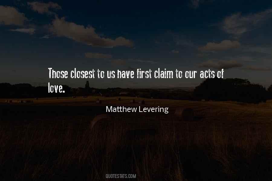 Matthew Levering Quotes #1424024