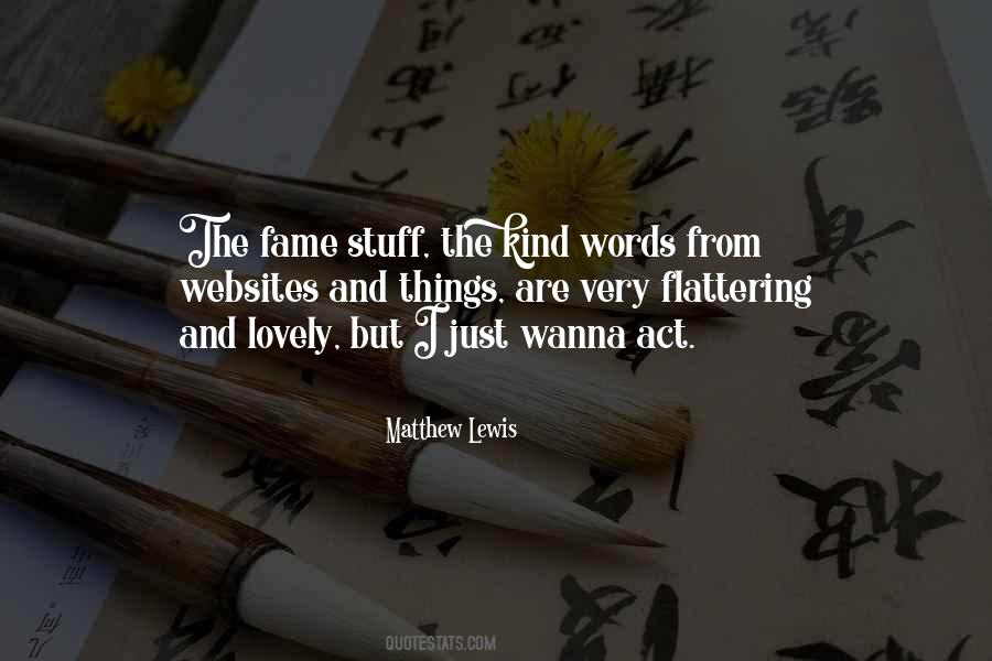 Matthew Lewis Quotes #1251663