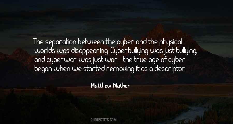 Matthew Mather Quotes #1783117