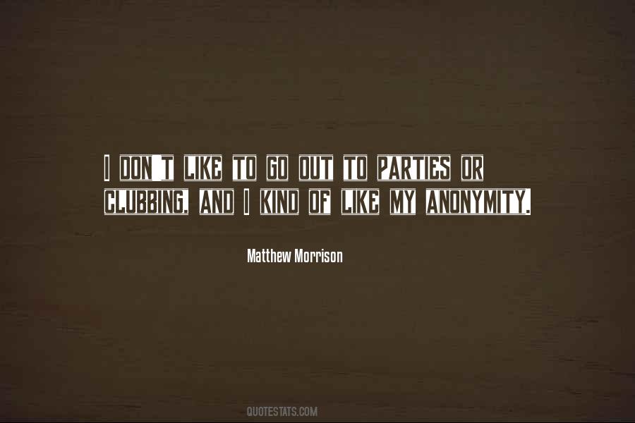 Matthew Morrison Quotes #202849