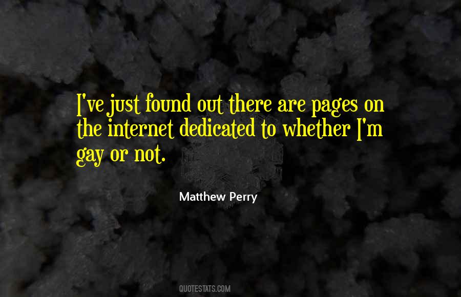 Matthew Perry Quotes #1308072