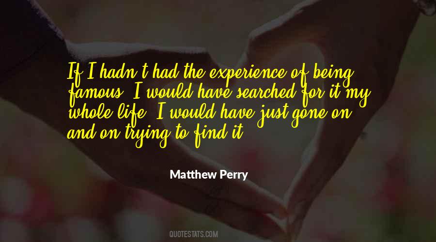 Matthew Perry Quotes #1420466