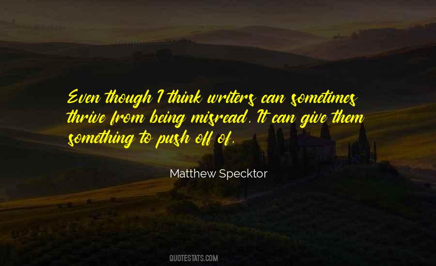 Matthew Specktor Quotes #589747