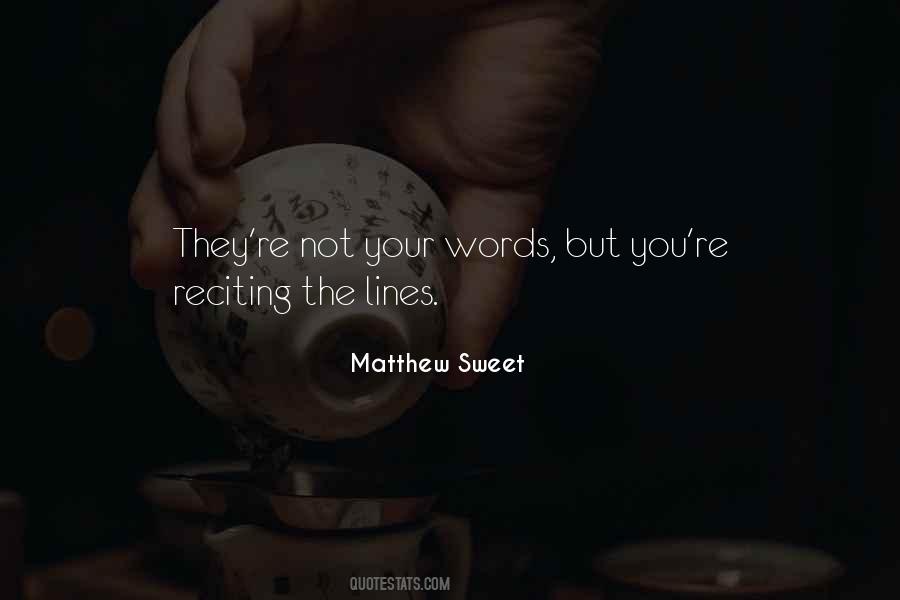 Matthew Sweet Quotes #1409157