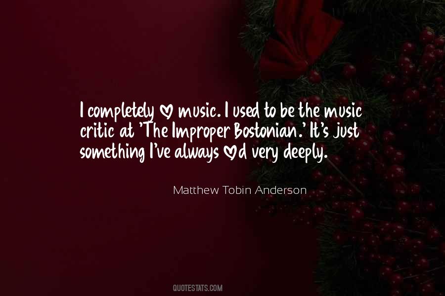 Matthew Tobin Anderson Quotes #860224