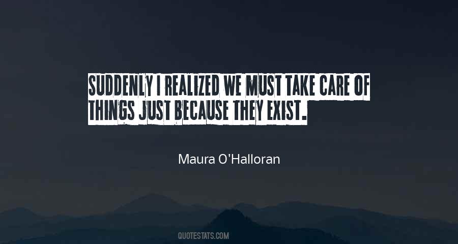 Maura O'Halloran Quotes #1376534