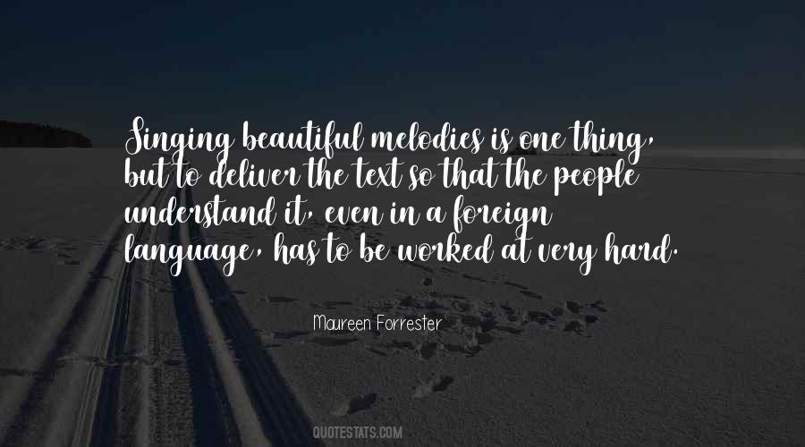 Maureen Forrester Quotes #111263
