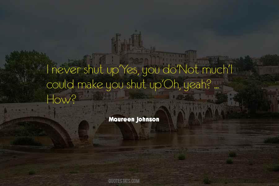 Maureen Johnson Quotes #1567826