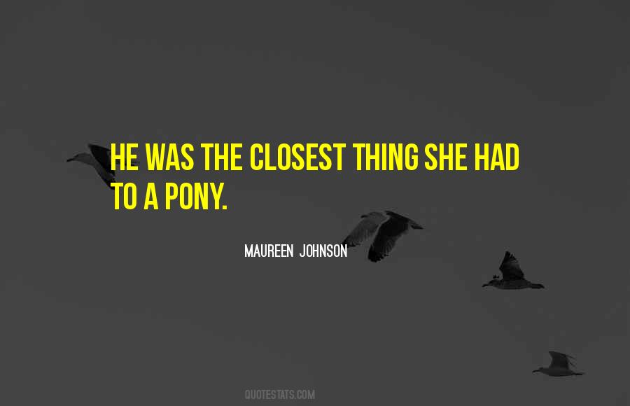 Maureen Johnson Quotes #480240