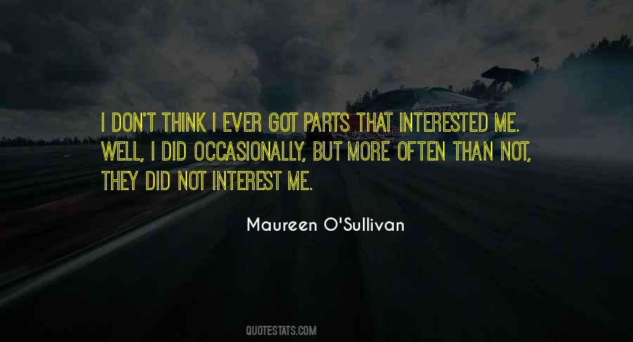 Maureen O'Sullivan Quotes #1310598