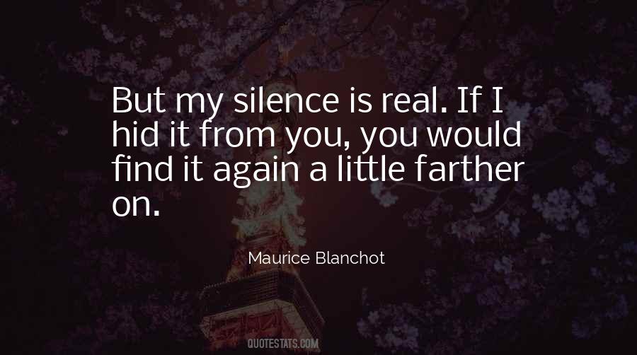 Maurice Blanchot Quotes #1088485