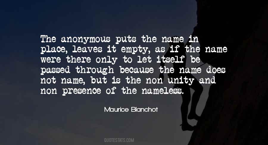 Maurice Blanchot Quotes #1549617