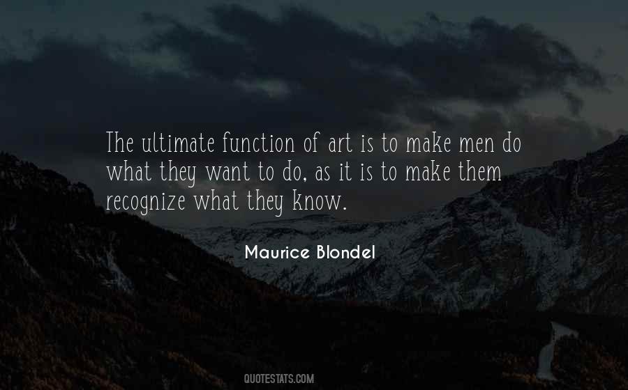 Maurice Blondel Quotes #1857112