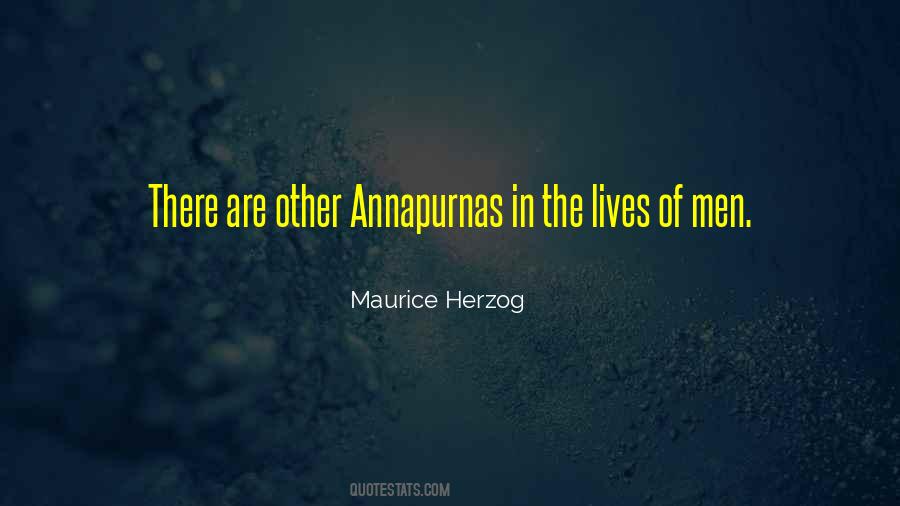 Maurice Herzog Quotes #1441703