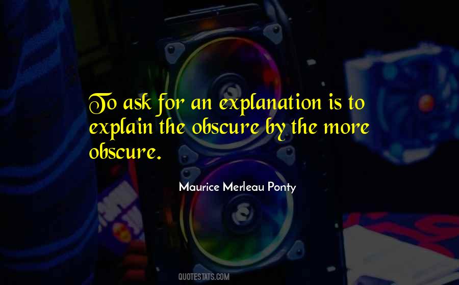 Maurice Merleau Ponty Quotes #1673444