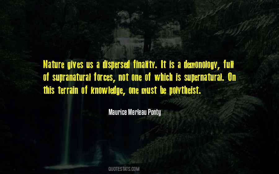 Maurice Merleau Ponty Quotes #1784128