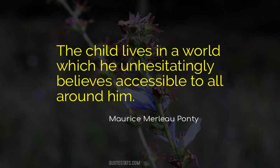 Maurice Merleau Ponty Quotes #1860580