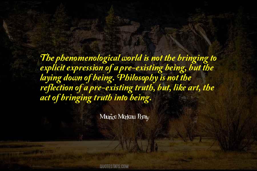 Maurice Merleau Ponty Quotes #495294