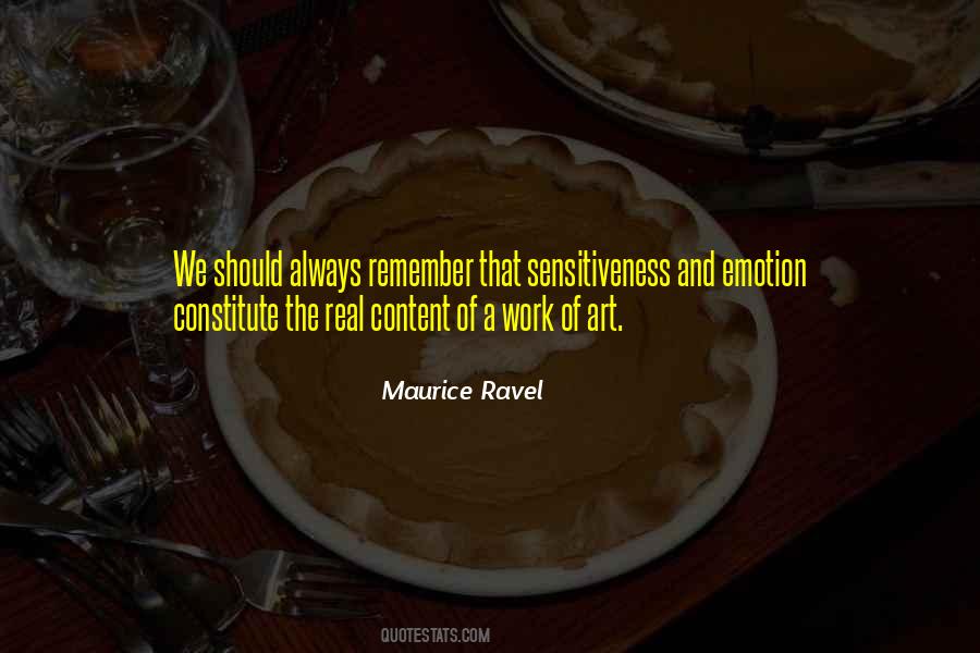 Maurice Ravel Quotes #526979