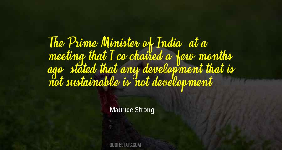 Maurice Strong Quotes #1090406