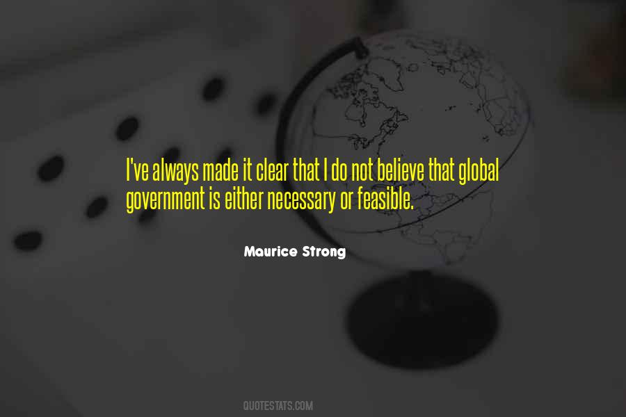 Maurice Strong Quotes #268744