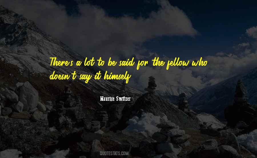Maurice Switzer Quotes #194937 Maurice Switzer Quotes #194937