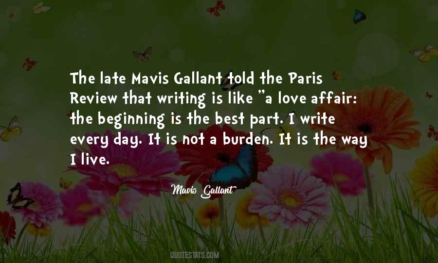 Mavis Gallant Quotes #230931