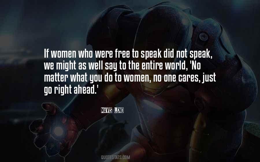 Mavis Leno Quotes #1330319