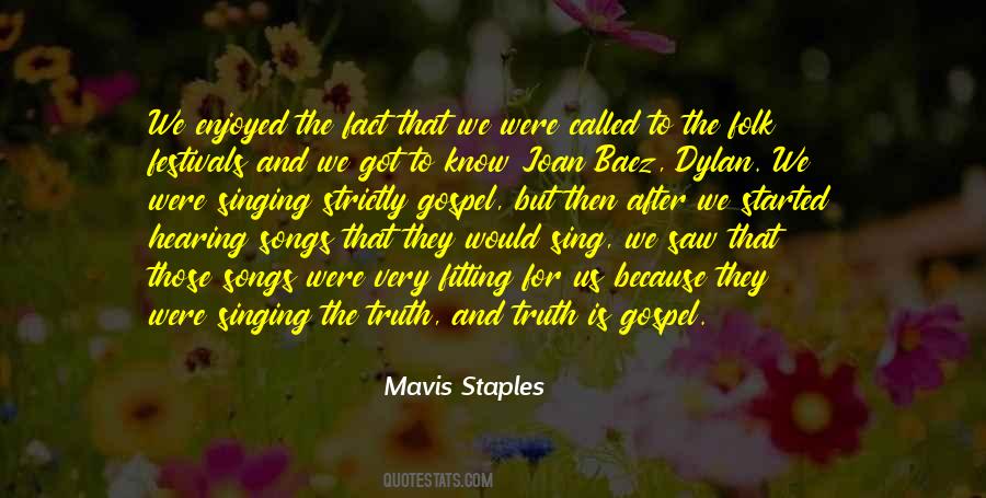 Mavis Staples Quotes #10300