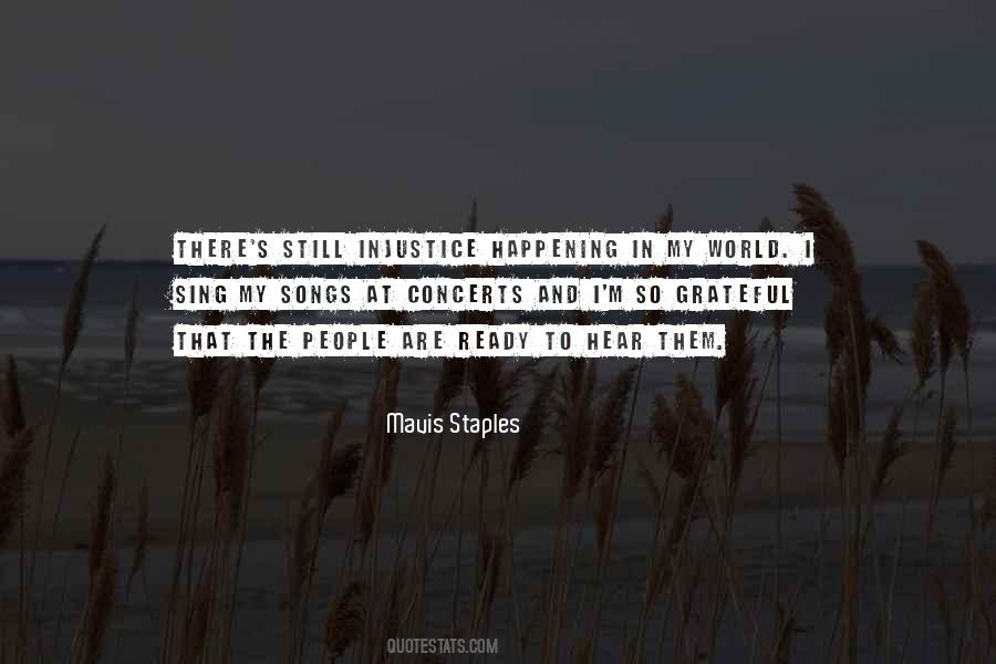 Mavis Staples Quotes #9211