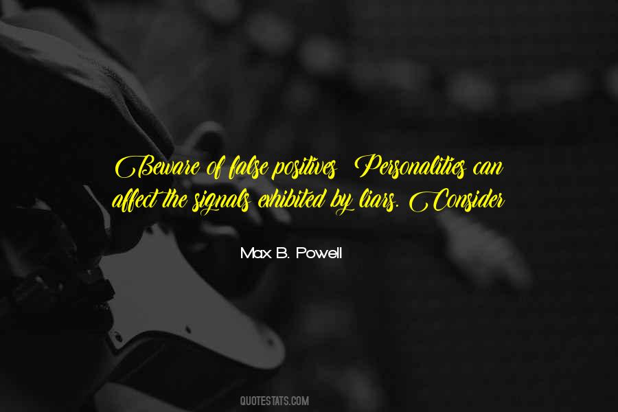 Max B. Powell Quotes #1722390