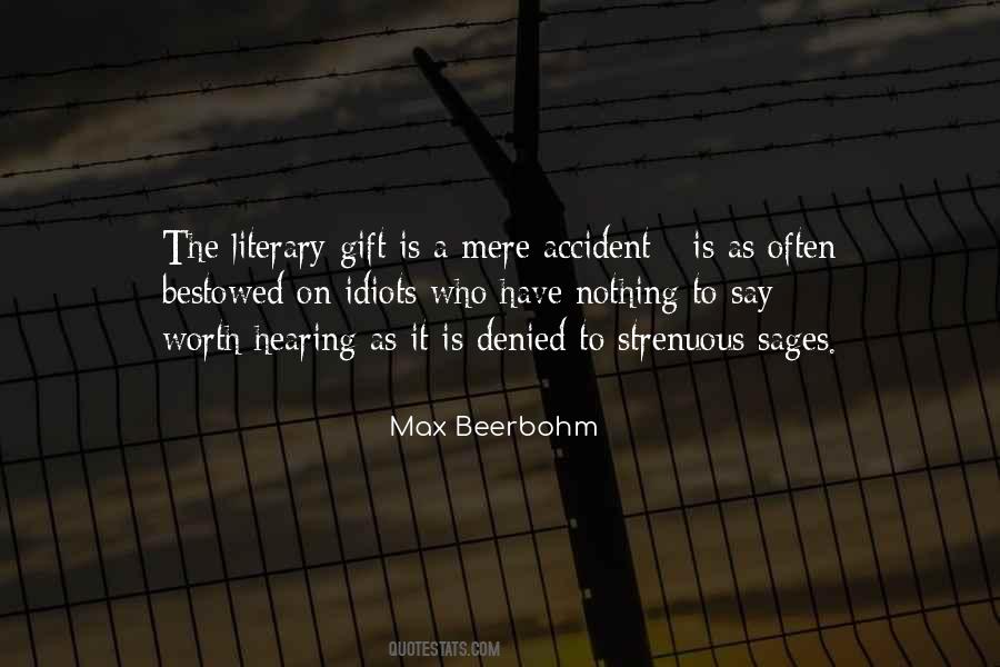 Max Beerbohm Quotes #1699104