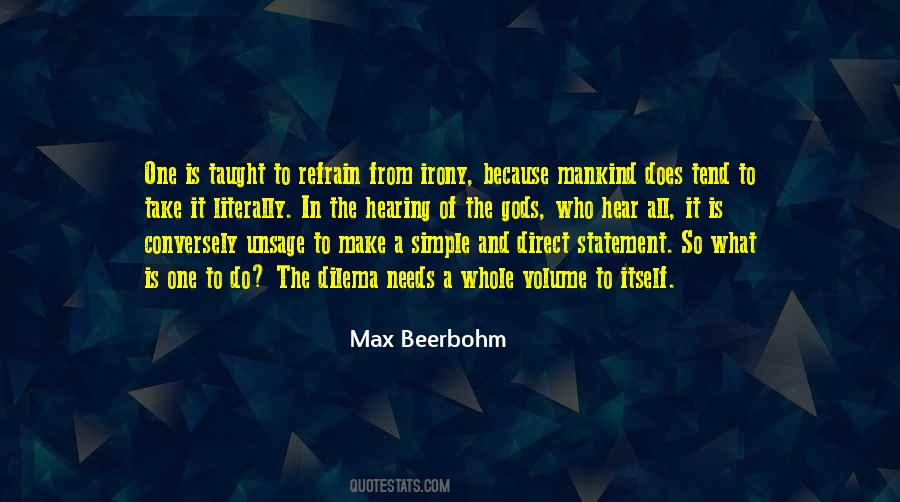 Max Beerbohm Quotes #421559