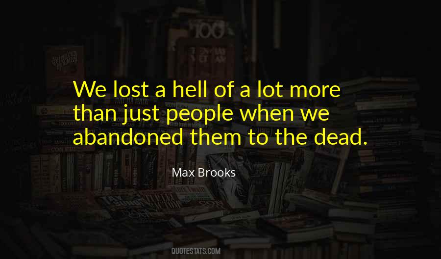 Max Brooks Quotes #1455069