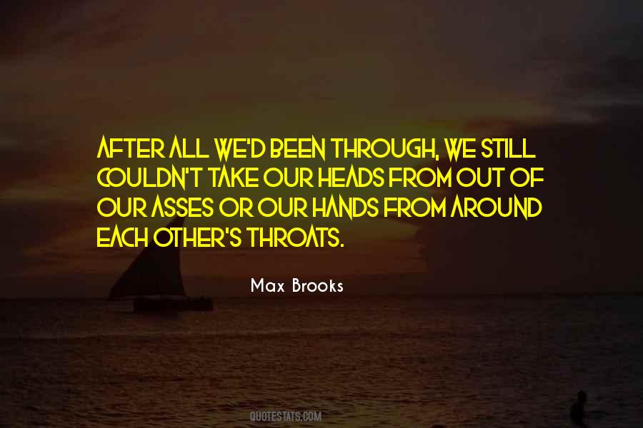 Max Brooks Quotes #877815