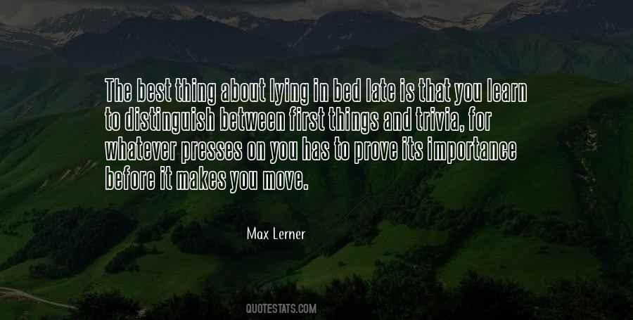 Max Lerner Quotes #112119